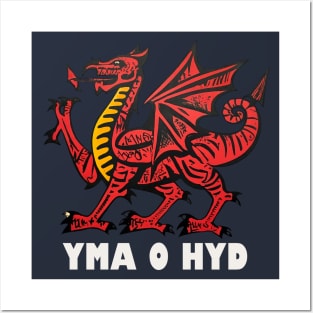 Welsh Dragon Yma O Hyd Posters and Art